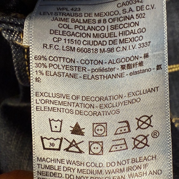 Levi’s Modern Skinny Shorts Size 8 NWT - Picture 6 of 7